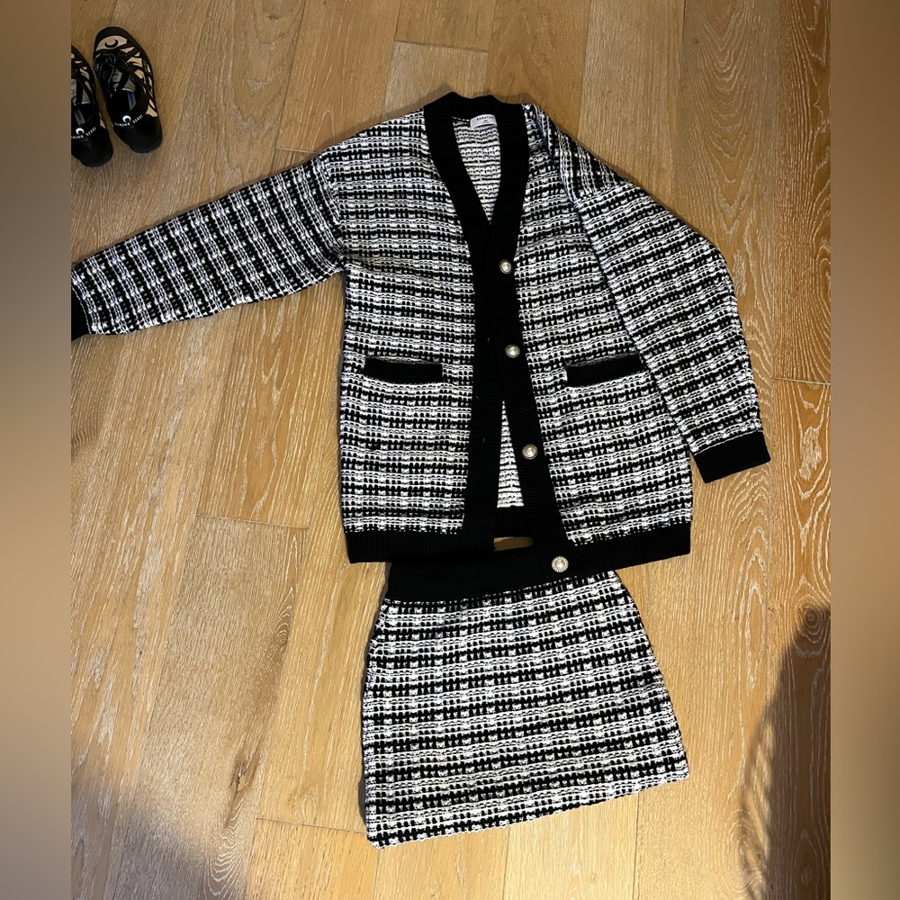 Babaton Knit Skirt Set Size: XXS